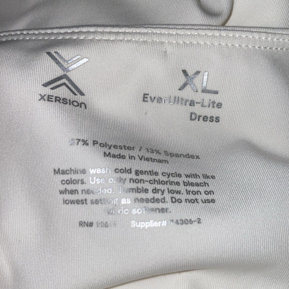 Xersion Plus Size Everultra-Lite Sleeveless Built in Bra Shorts Tennis Dress - Picture 11 of 12